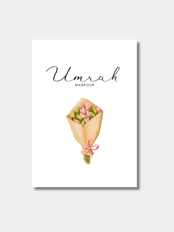 Umrah Mubarak Lieve Zus Kaart