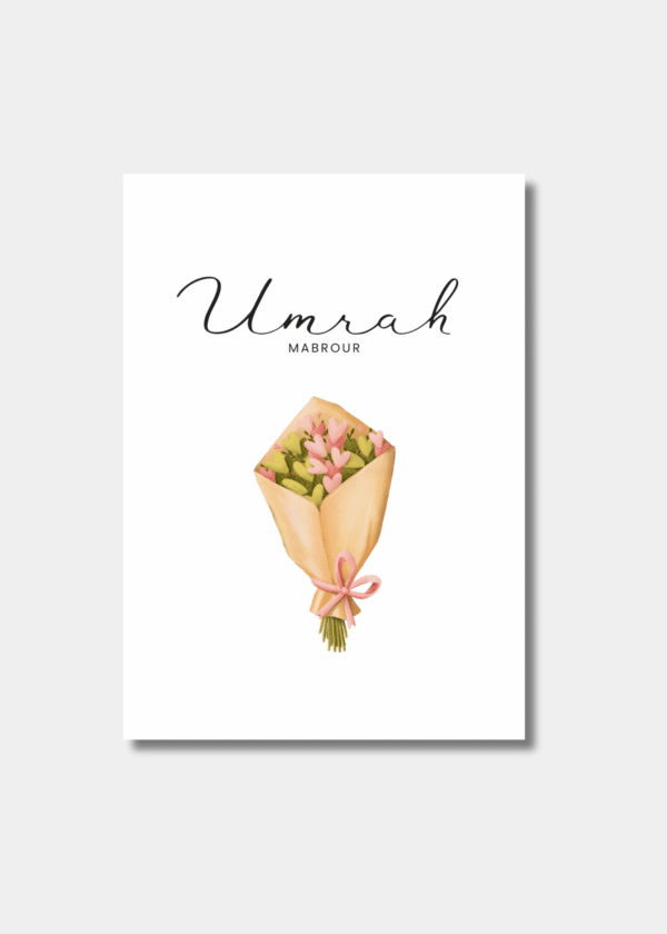 Umrah Mubarak Lieve Zus Kaart
