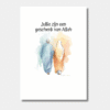 Jullie zijn een geschenk van Allah A6 Kaart Voorkant Jullie zijn een geschenk van Allah