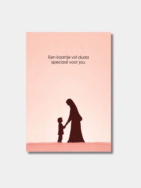 Een Kaartje vol duaa speciaal voor jou A6 Kaart Voorkant Een kaartje vol duaa speciaal voor jou kaart