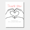 Thank you dat jij mijn steun bent kaart