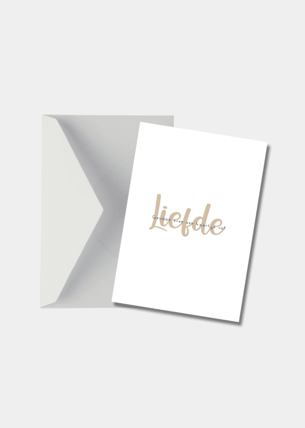 Gewoon even een kaartje vol liefde kaart