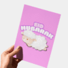 Eid Mubarak meisjes kaart