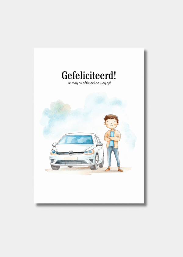 Gefeliciteerd met je rijbewijs!