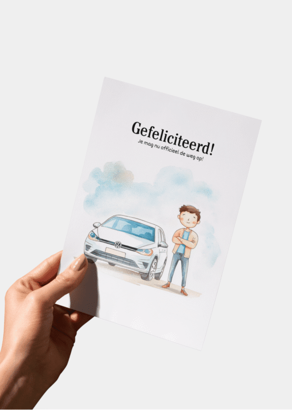 Gefeliciteerd met je rijbewijs!