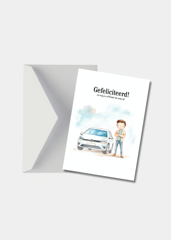 Gefeliciteerd met je rijbewijs!