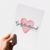 Huwelijkskaart A6 Kaart (2) Gefeliciteerd met jullie huwelijk