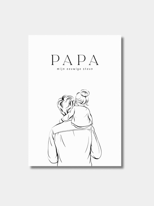 PAPA jij bent mijn eeuwige steun