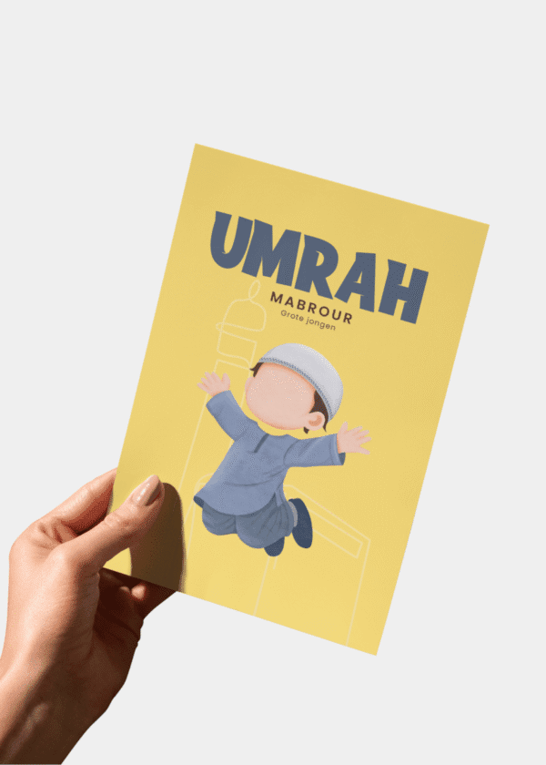 Umrah Mabrour Grote Jongen A6 Kaart (2) Umrah Mabrour Grote Jongen Kaart