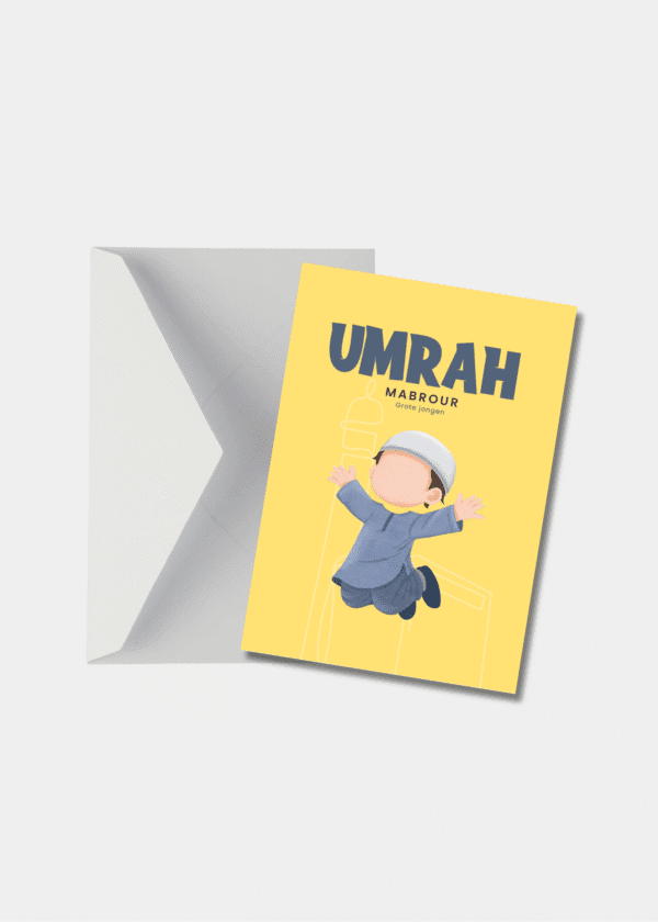 Umrah Mabrour Grote Jongen A6 Kaart (3) Umrah Mabrour Grote Jongen Kaart