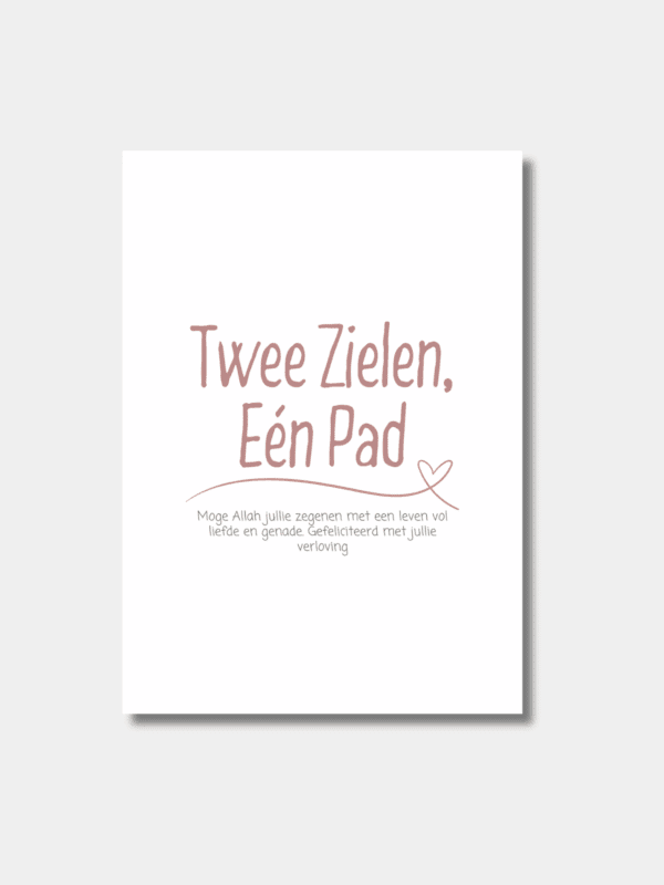 Twee Zielen, Eén Pad Verlovingskaart