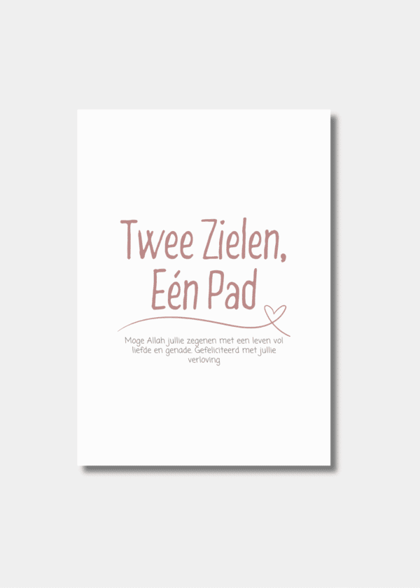 Twee Zielen, Eén Pad Verlovingskaart