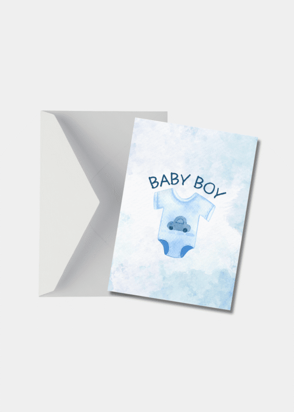 Zwangerschapskaart Jongen Allahumma Barik | Baby Shower Kaart