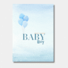 Baby boy geboorte kaart