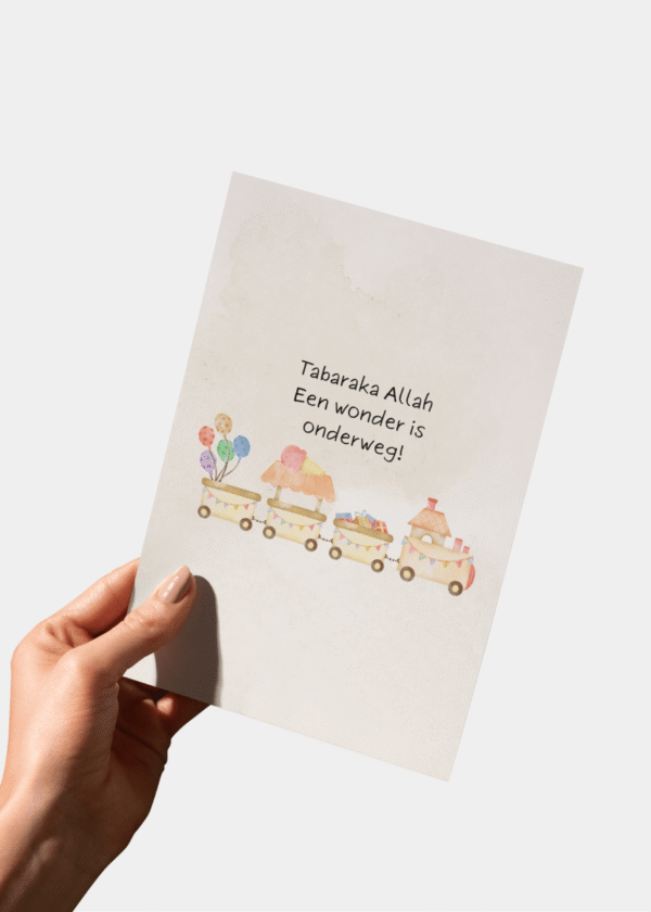 Tabarak Allah een wonder is onderweg!
