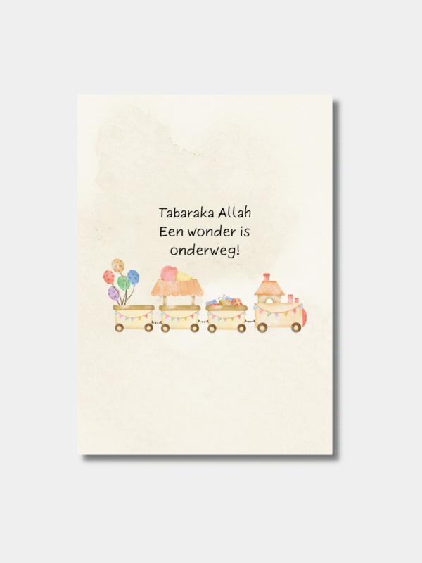 Tabarak Allah een wonder is onderweg!