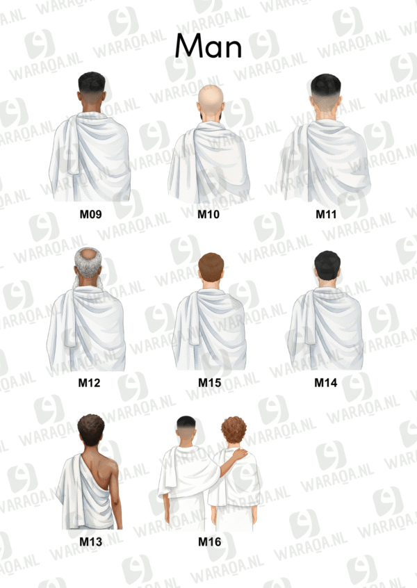 Gepersonaliseerde Umrah Poster – Umrah Mubarak Cadeau (Digitaal Bestand / Printable)