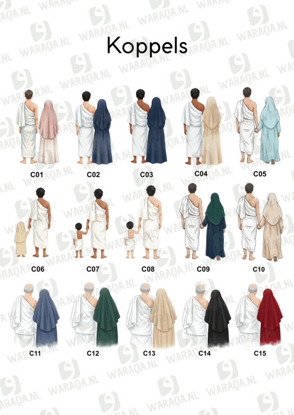Gepersonaliseerde Umrah Poster – Umrah Mubarak Cadeau (Digitaal Bestand / Printable)