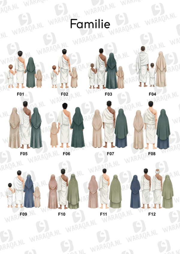 Gepersonaliseerde Umrah Poster – Umrah Mubarak Cadeau (Digitaal Bestand / Printable)