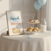 Aqiqah Party Poster op tafel babyfeest decoratie