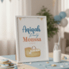 Aqiqah Welkomstbord Jongen decoratie feesttafel